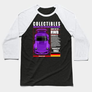 RWB PORSCHE 911 -PURPLE Baseball T-Shirt